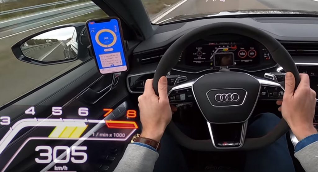  Watch The New Audi RS6 Go On A Top Speed Run On The Autobahn