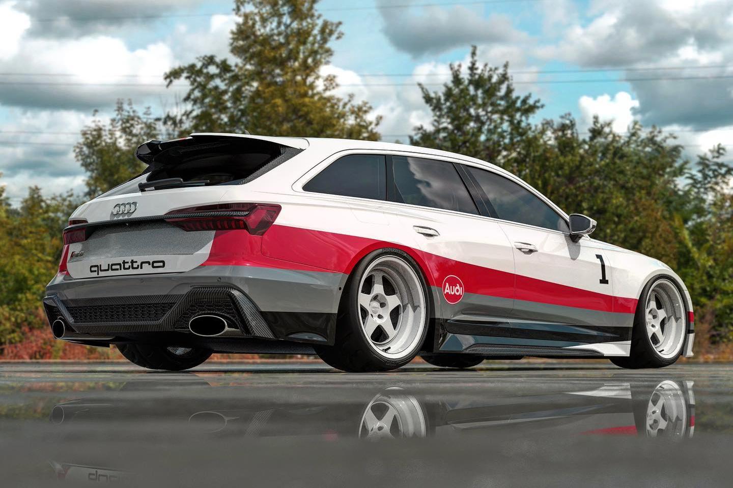 New Audi RS6 Avant Gets A Digital Tuning Inspired By 1980’s Pikes Peak Quattro