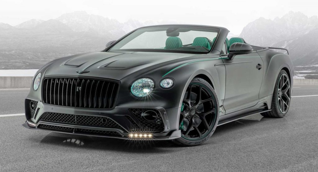  Mansory’s Bentley Continental GT V8 Cabrio Is All About Carbon And Green Leather