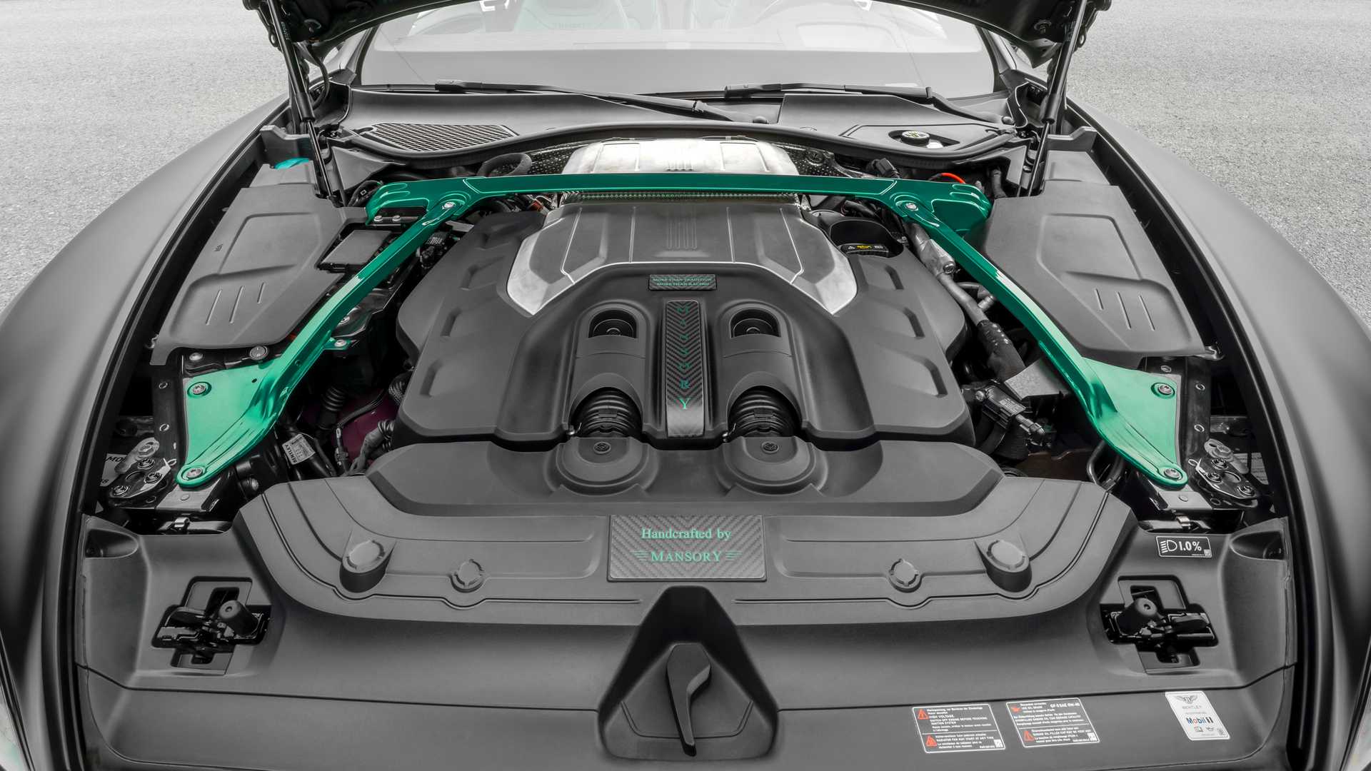 Mansory’s Bentley Continental GT V8 Cabrio Is All About Carbon And Green Leather