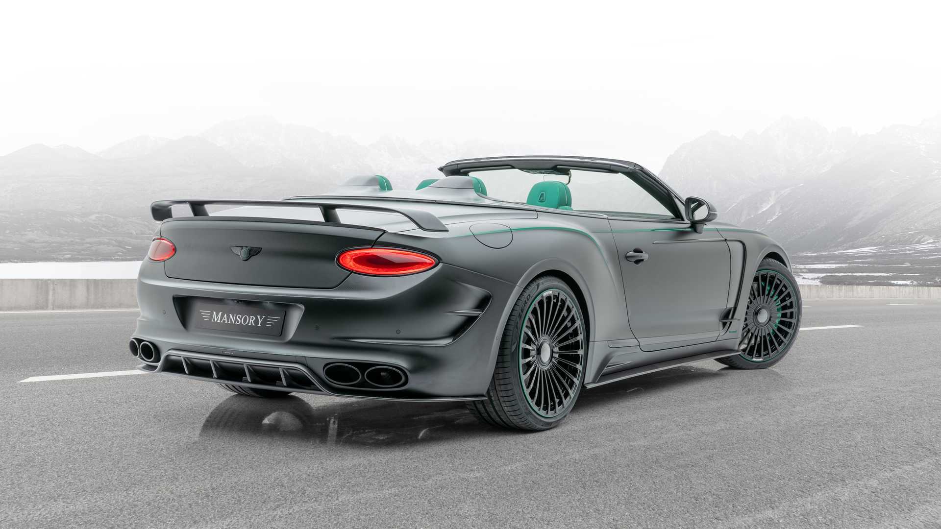 Mansory’s Bentley Continental GT V8 Cabrio Is All About Carbon And Green Leather
