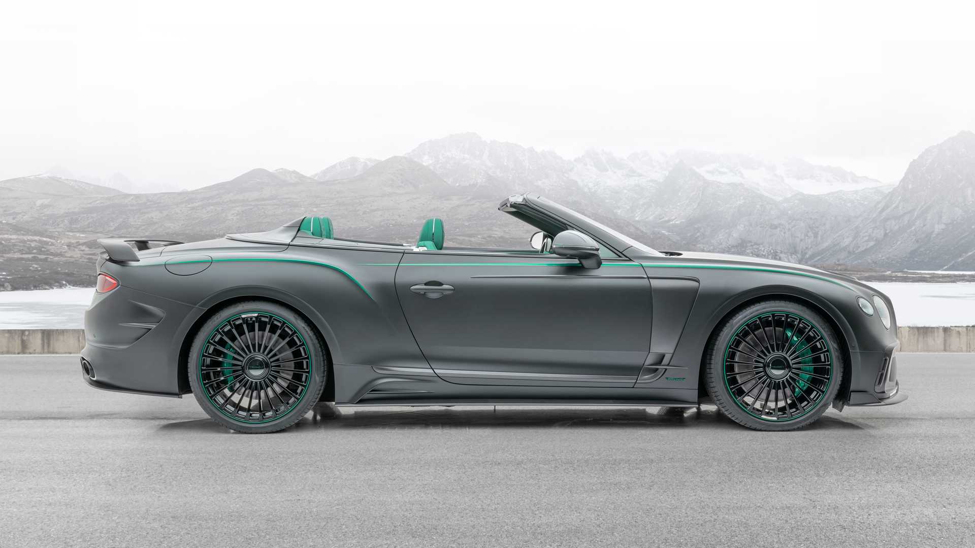 Mansory’s Bentley Continental GT V8 Cabrio Is All About Carbon And Green Leather