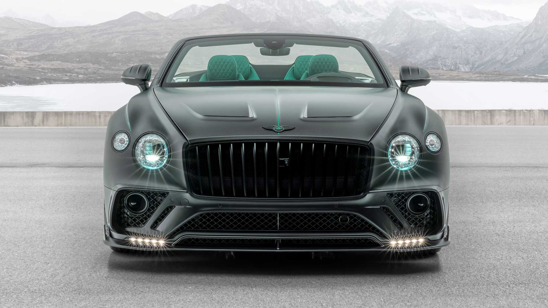 Mansory’s Bentley Continental GT V8 Cabrio Is All About Carbon And Green Leather
