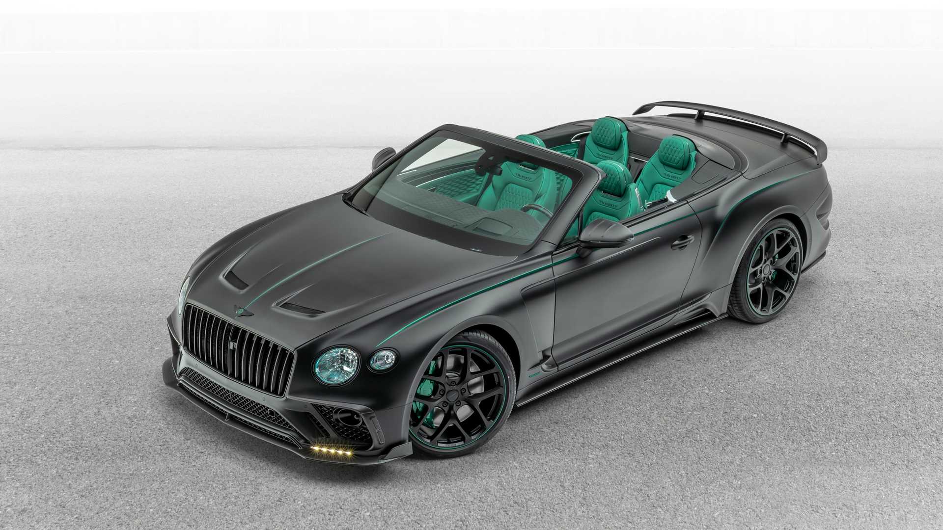 Mansory’s Bentley Continental GT V8 Cabrio Is All About Carbon And Green Leather