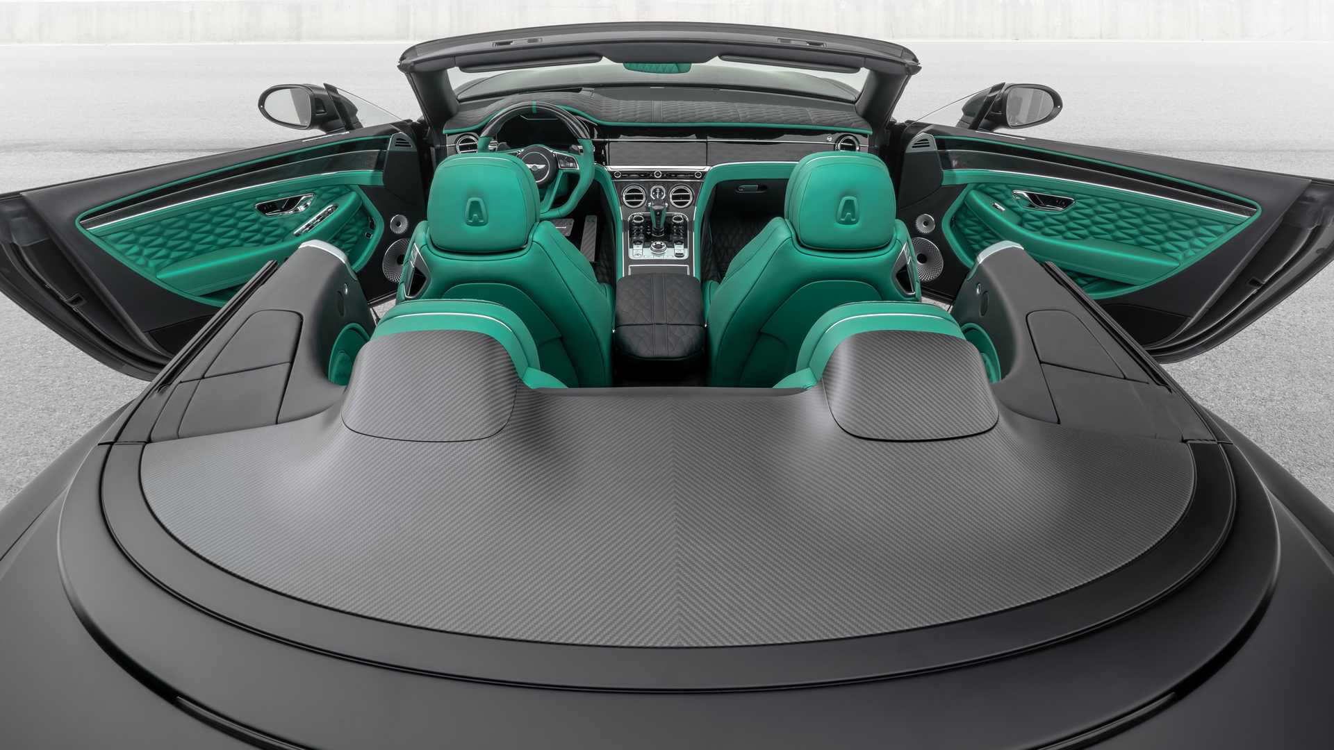 Mansory’s Bentley Continental GT V8 Cabrio Is All About Carbon And Green Leather