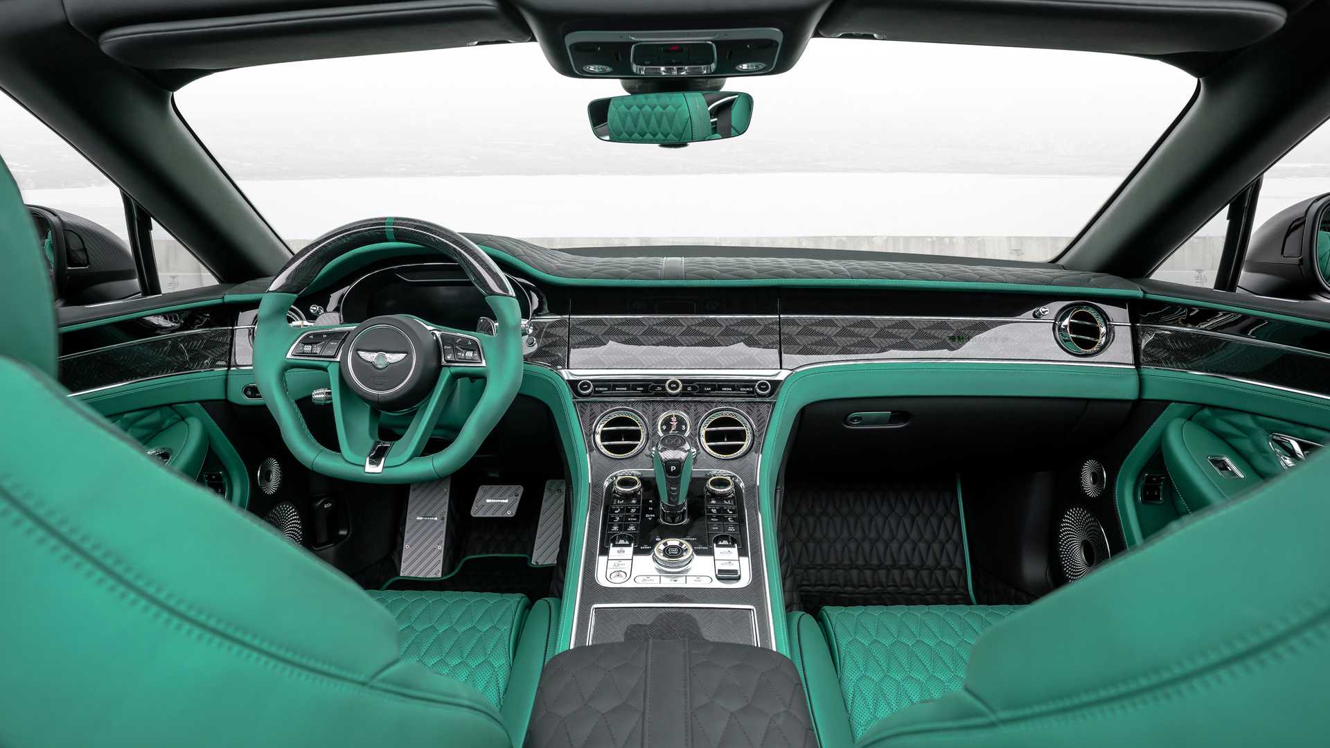 Mansory’s Bentley Continental GT V8 Cabrio Is All About Carbon And Green Leather