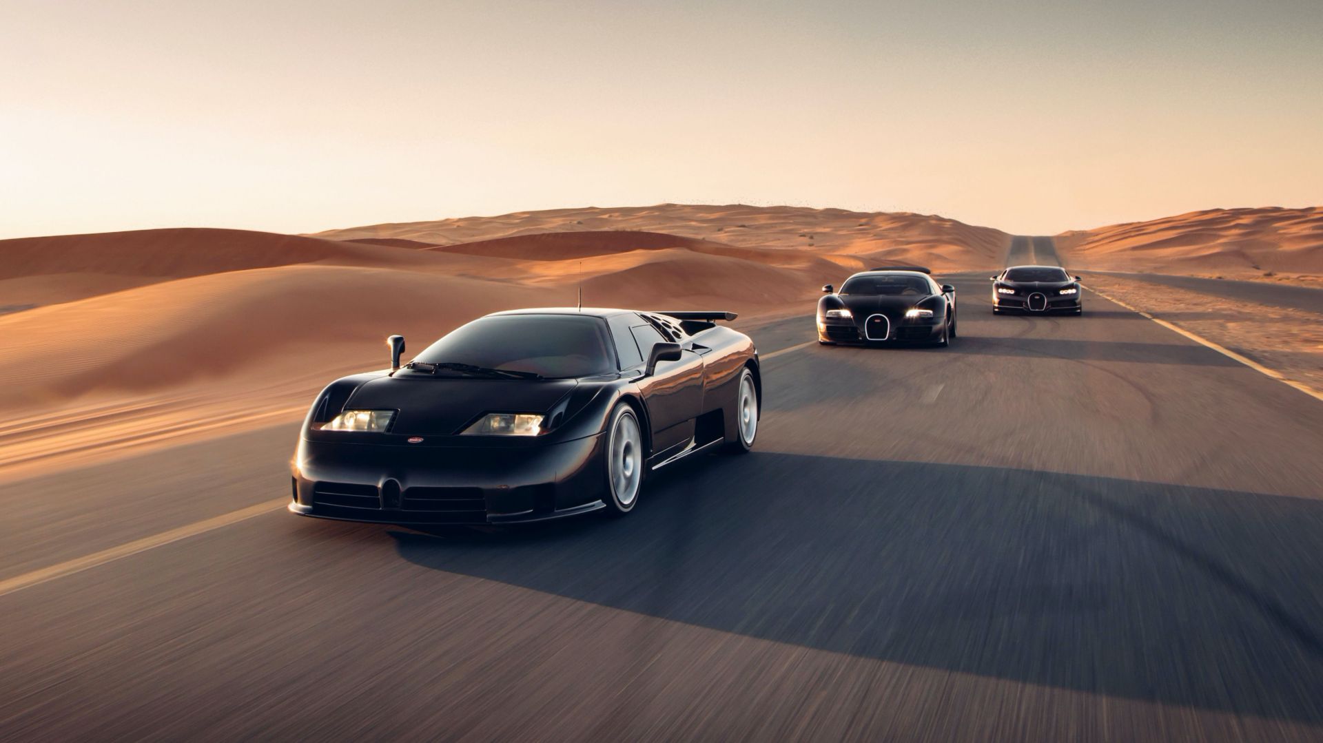 “Holy Trinity Of Modern Bugatti” Comes Together In Dubai For Rare Photo Op
