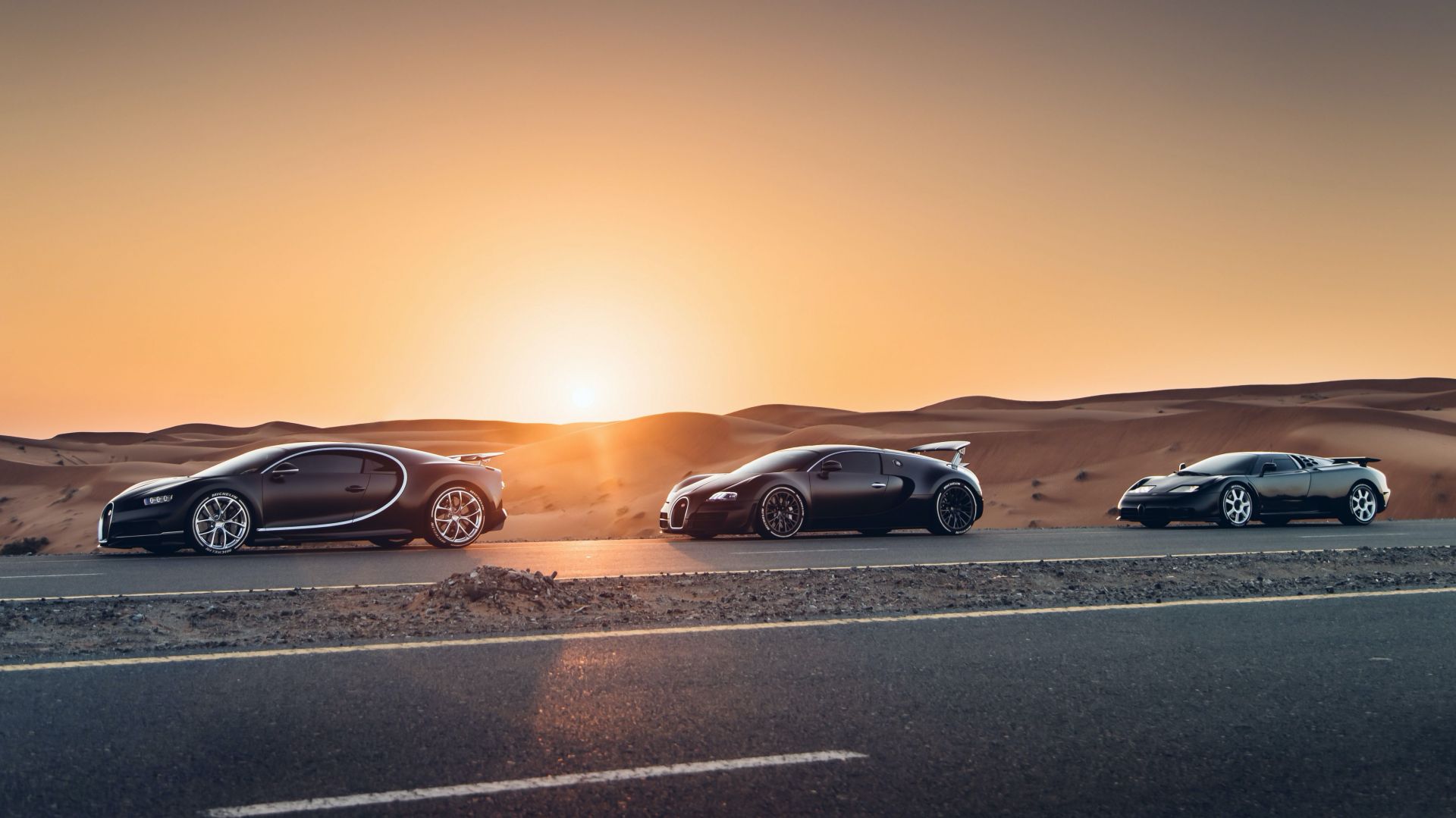 “Holy Trinity Of Modern Bugatti” Comes Together In Dubai For Rare Photo Op