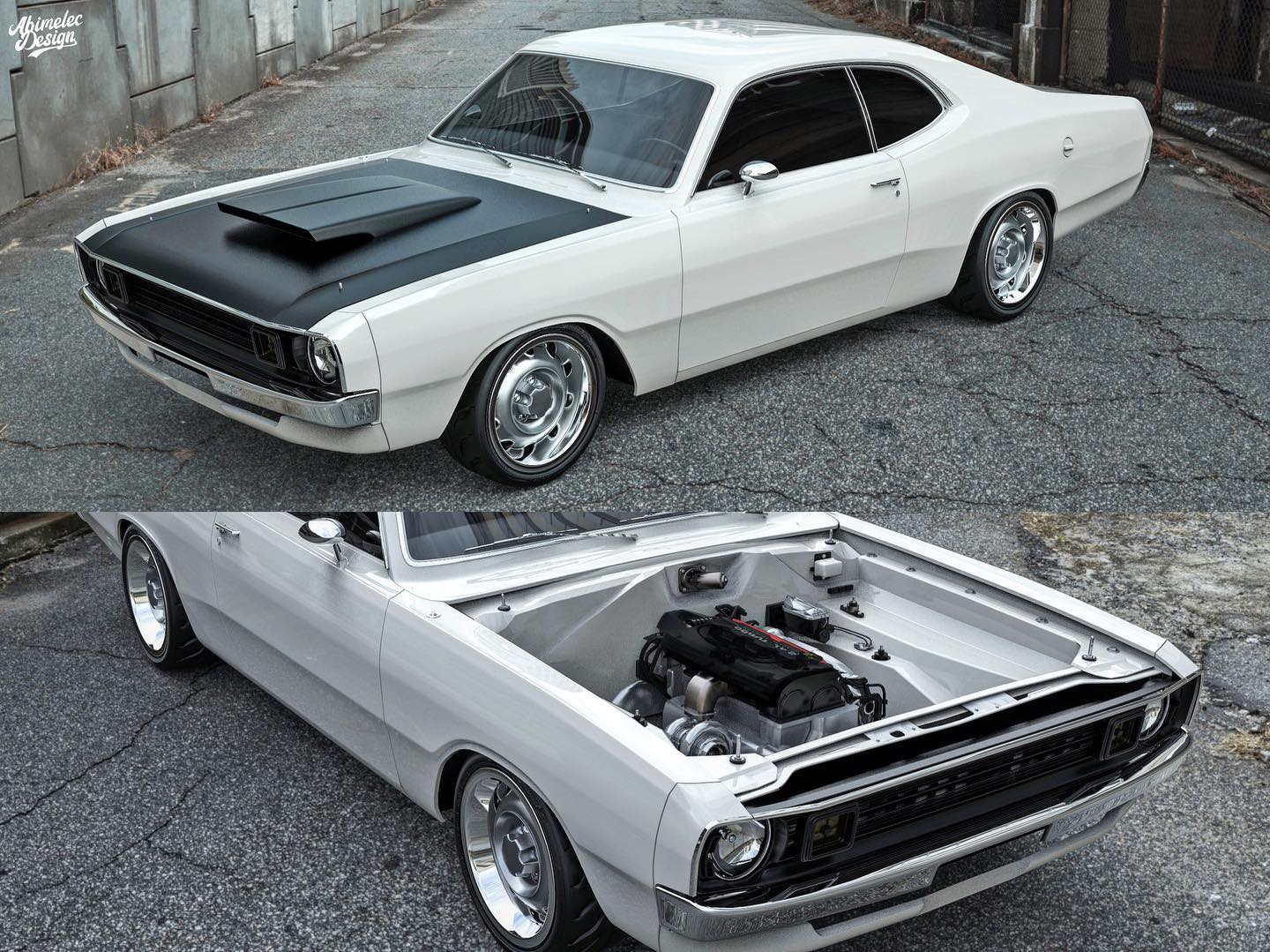 A Neon SRT-4-Powered 1972 Dodge Demon Needs To Happen