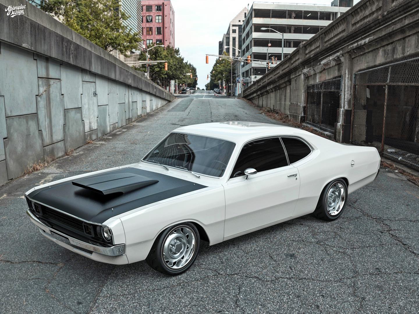 A Neon SRT-4-Powered 1972 Dodge Demon Needs To Happen