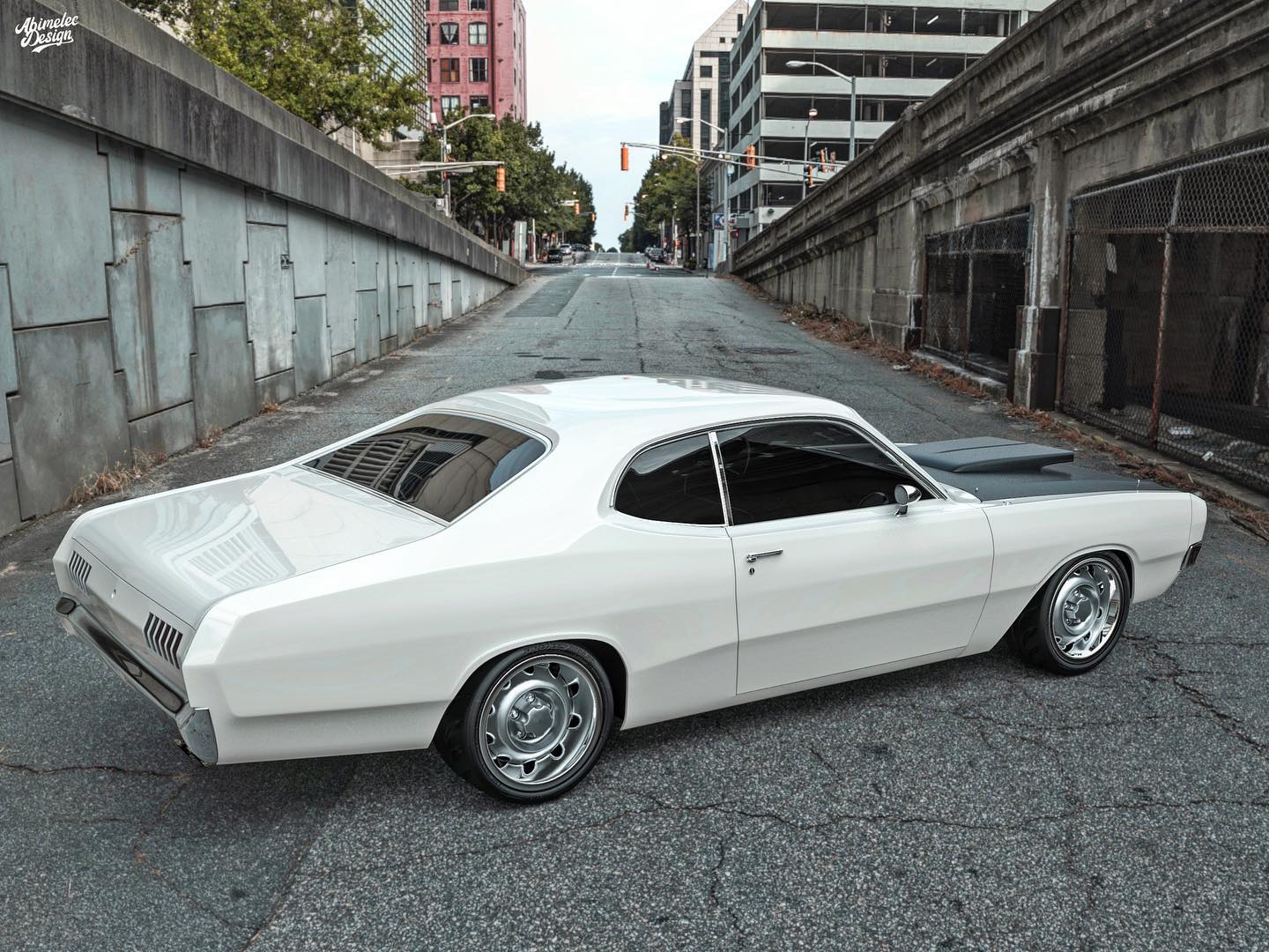 A Neon SRT-4-Powered 1972 Dodge Demon Needs To Happen