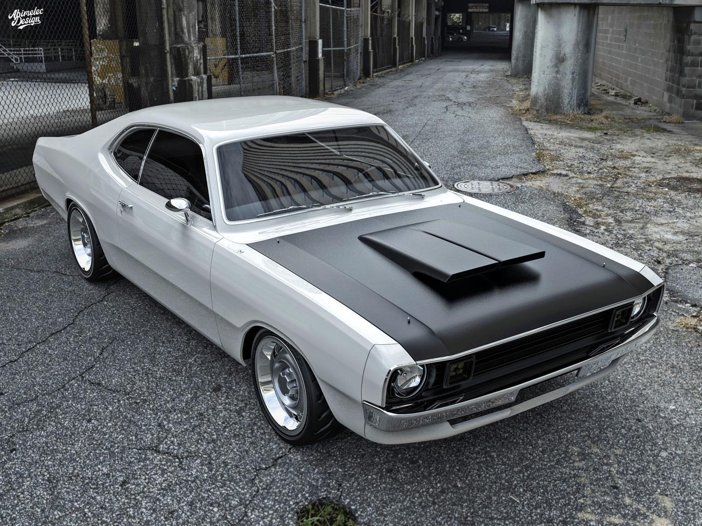 A Neon SRT-4-Powered 1972 Dodge Demon Needs To Happen
