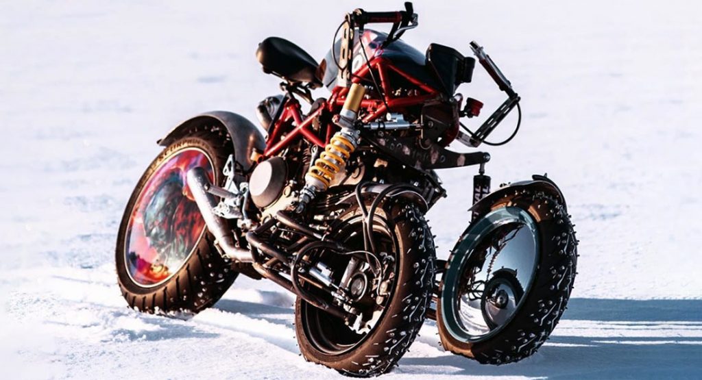  Ducati Hypermotard Modified Into Crazed Three-Wheeler With A Supercharger