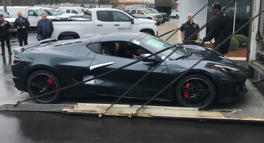 Watch Dealer Delivery Of First 2020 Corvette C8s, Including No1