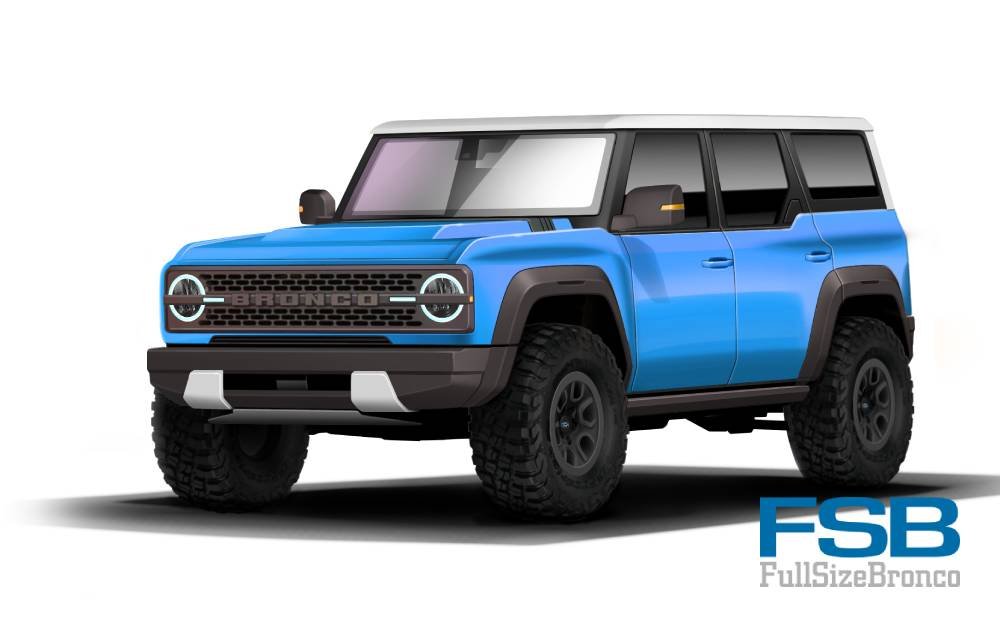 2021 Ford Bronco: Here’s Another Rendered Take In A Multitude Of Colors
