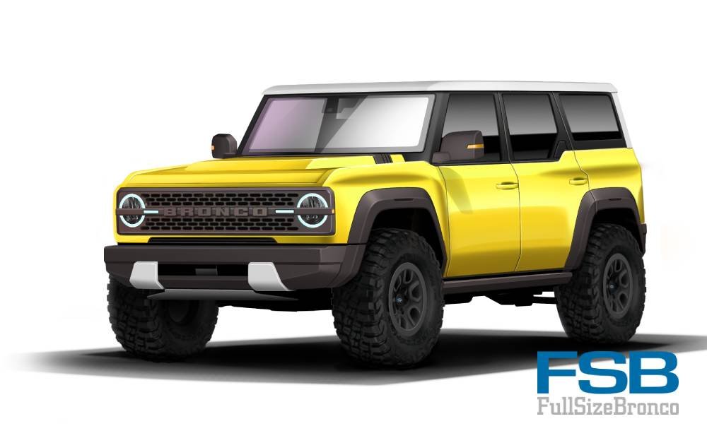2021 Ford Bronco: Here’s Another Rendered Take In A Multitude Of Colors
