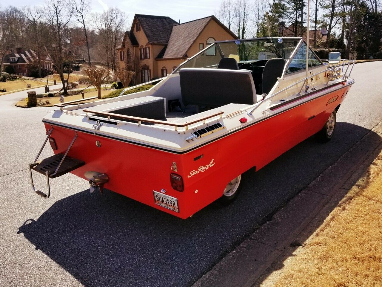 Sink Or Swim, This Van Turned Boat Will Stand Out From The Crowd