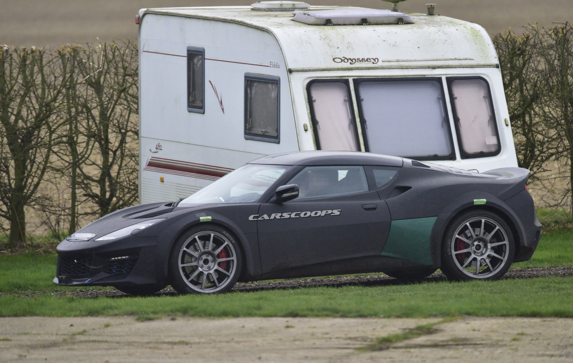 2021 Lotus Esprit Mule Spotted Hiding Under An Evora Bodyshell For The First Time