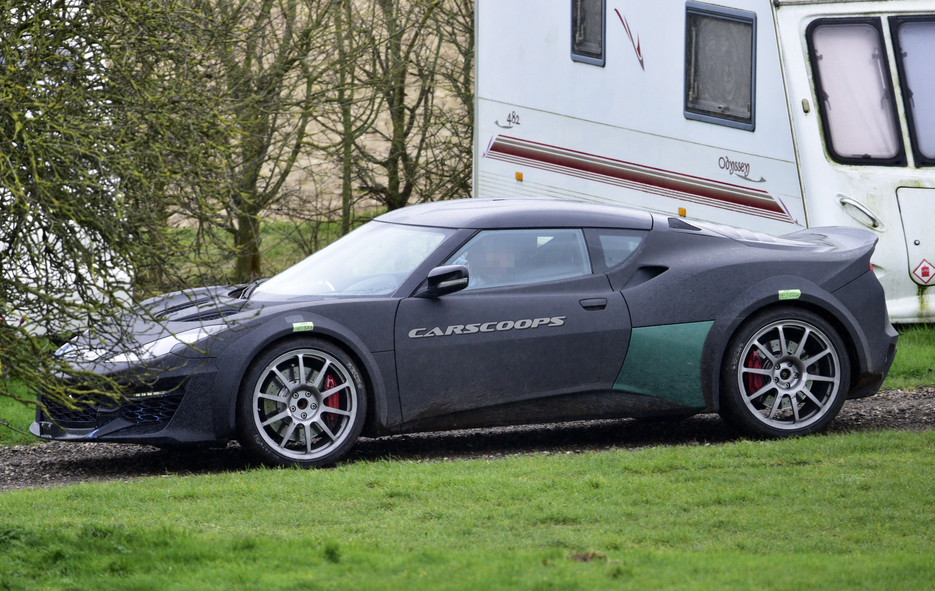 2021 Lotus Esprit Mule Spotted Hiding Under An Evora Bodyshell For The First Time