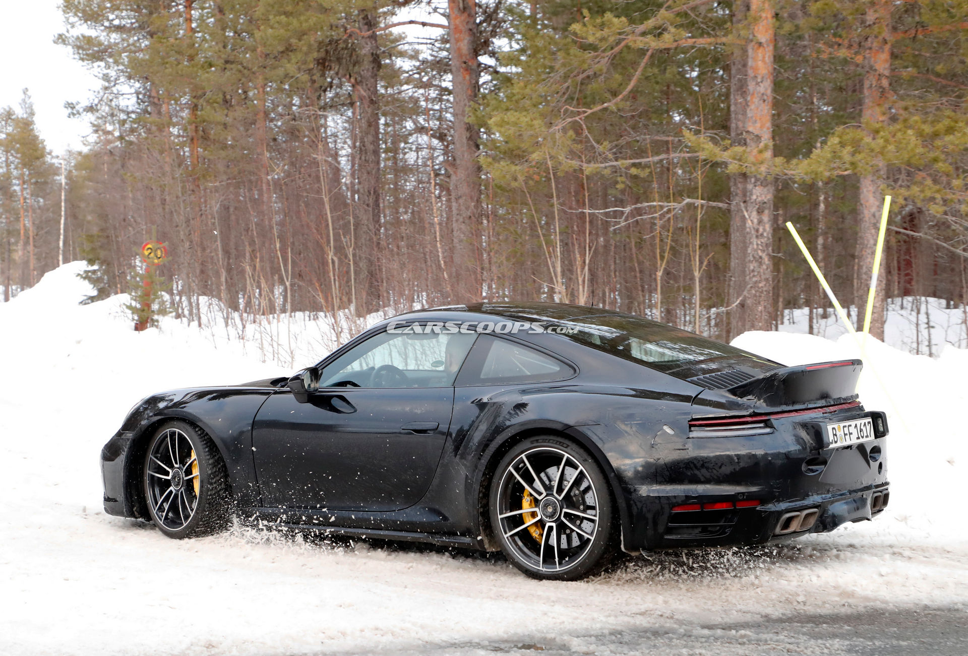 Spoiler Alert: New Porsche 911 Turbo Spied With Classic Ducktail