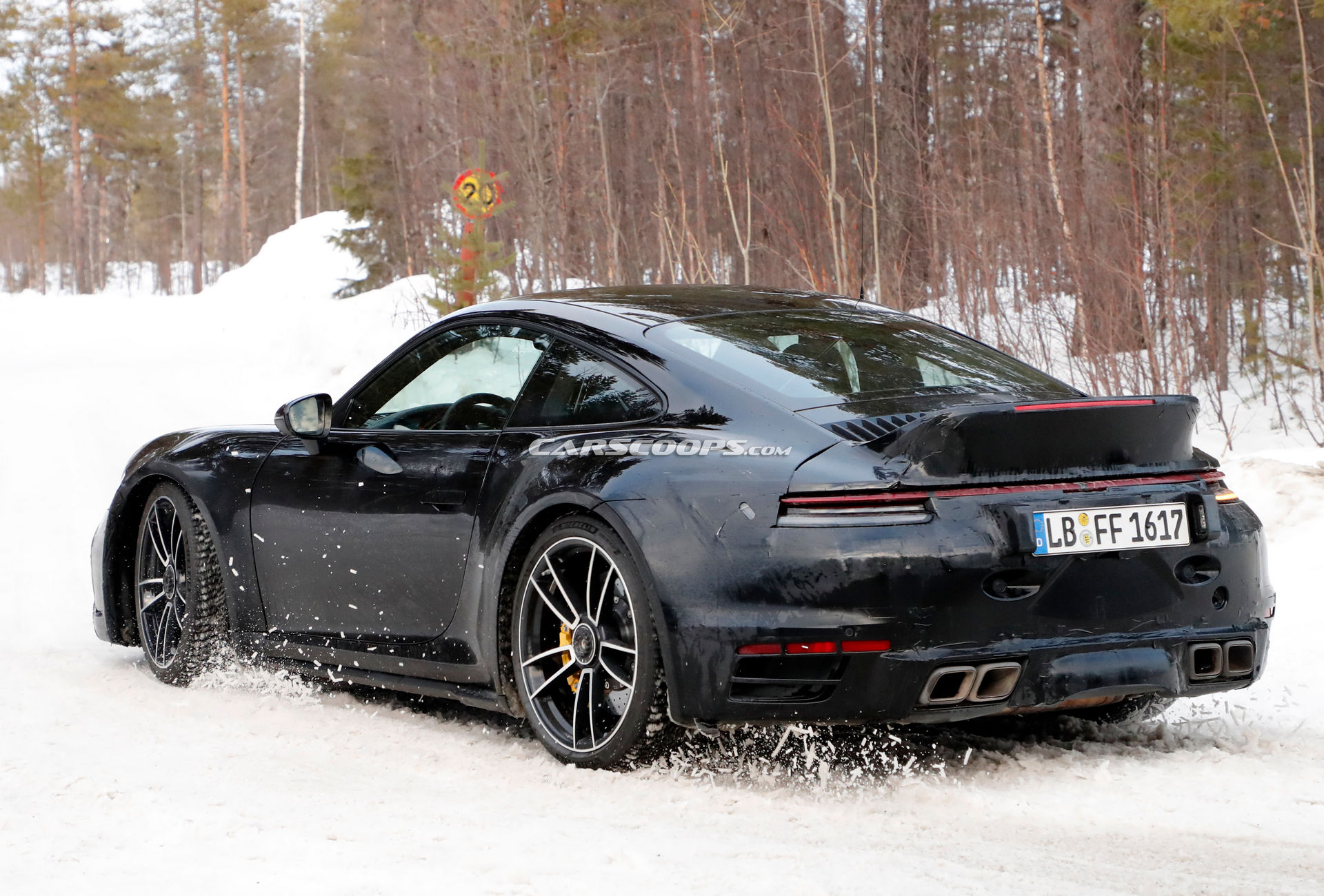 Spoiler Alert: New Porsche 911 Turbo Spied With Classic Ducktail