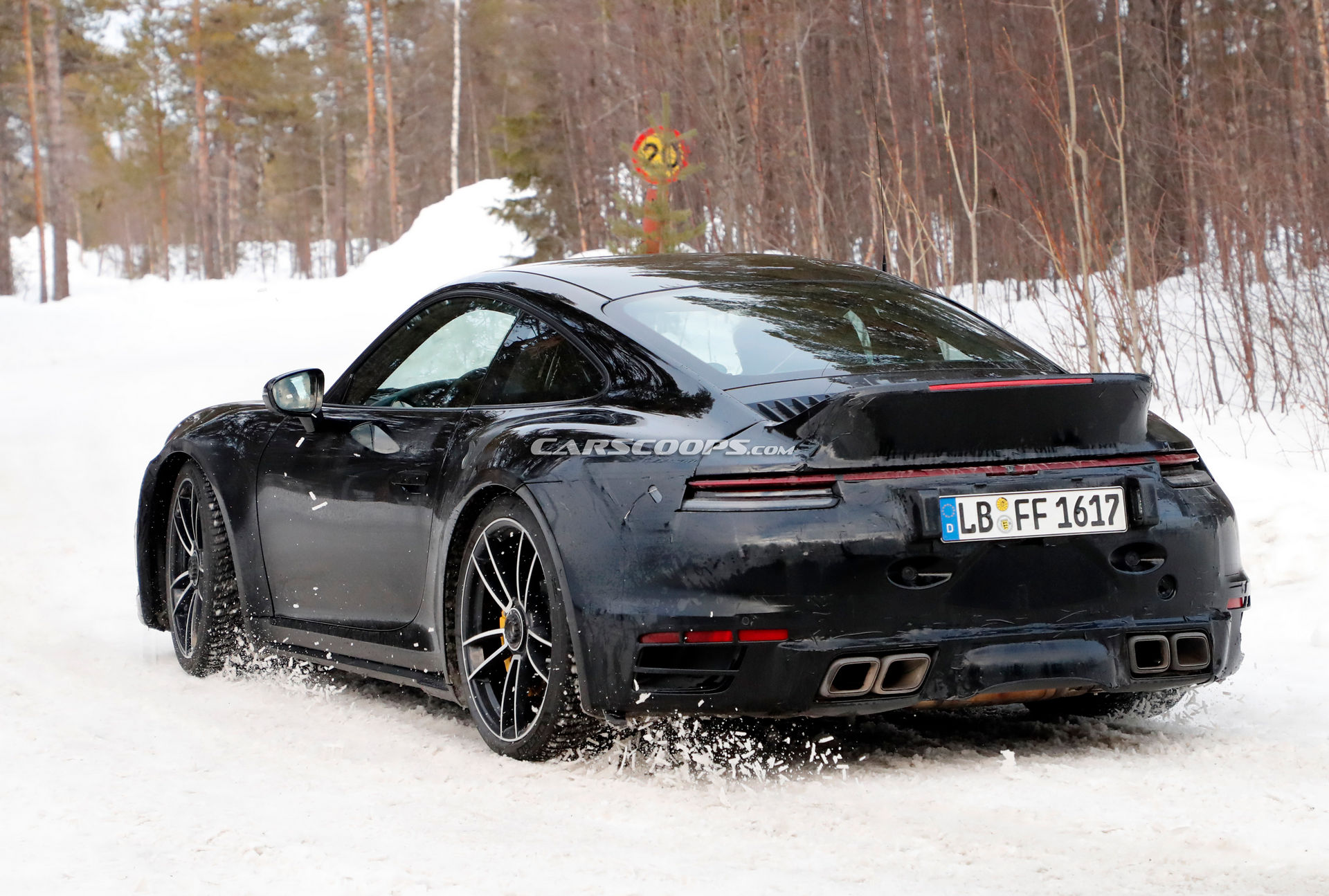 Spoiler Alert: New Porsche 911 Turbo Spied With Classic Ducktail