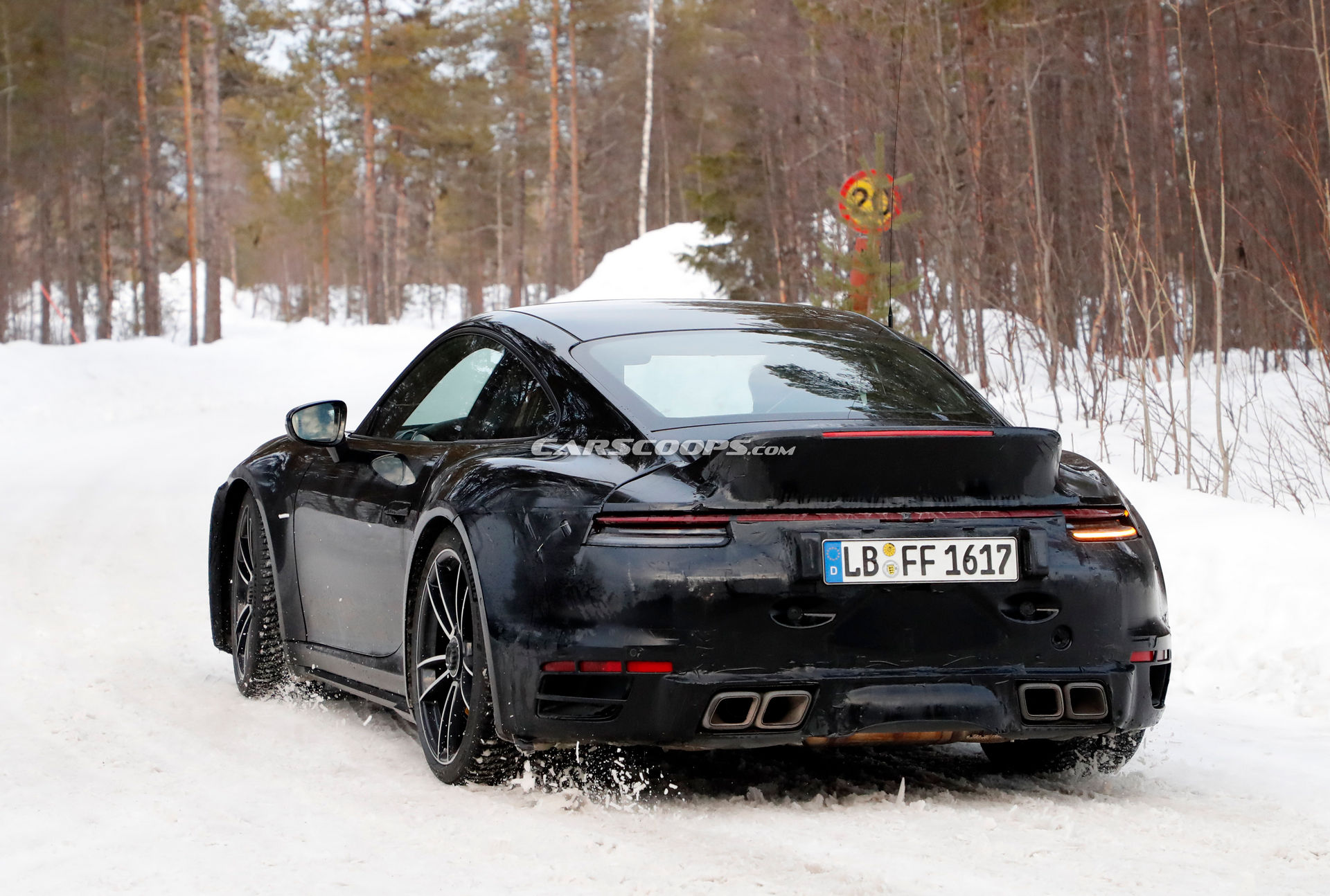 Spoiler Alert: New Porsche 911 Turbo Spied With Classic Ducktail