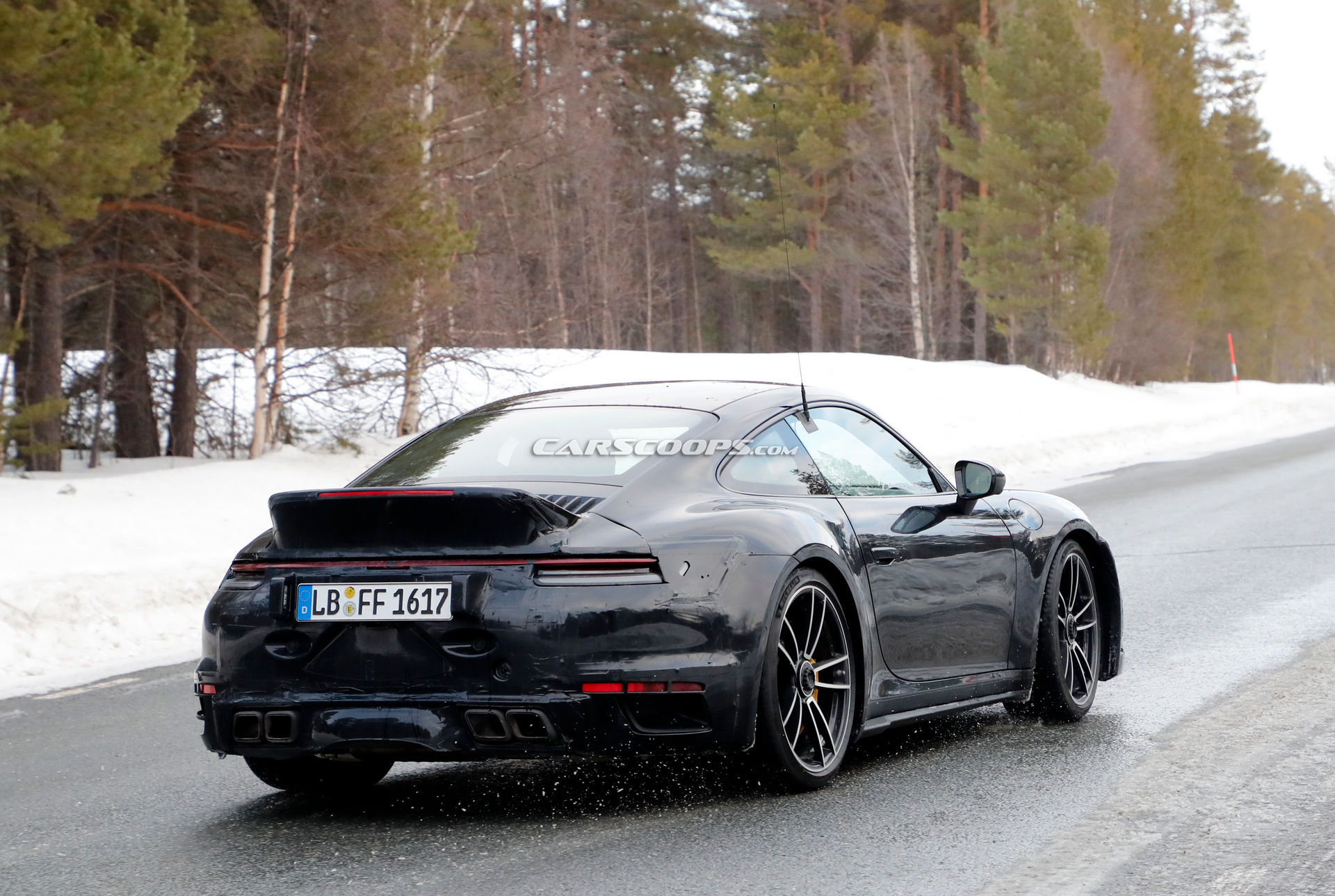 Spoiler Alert: New Porsche 911 Turbo Spied With Classic Ducktail