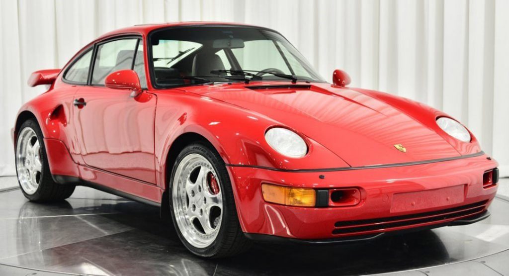  Rare 1994 Porsche 911 Turbo S 3.6 Flachbau Has 928 Style Lights And An $800,000 Price Tag