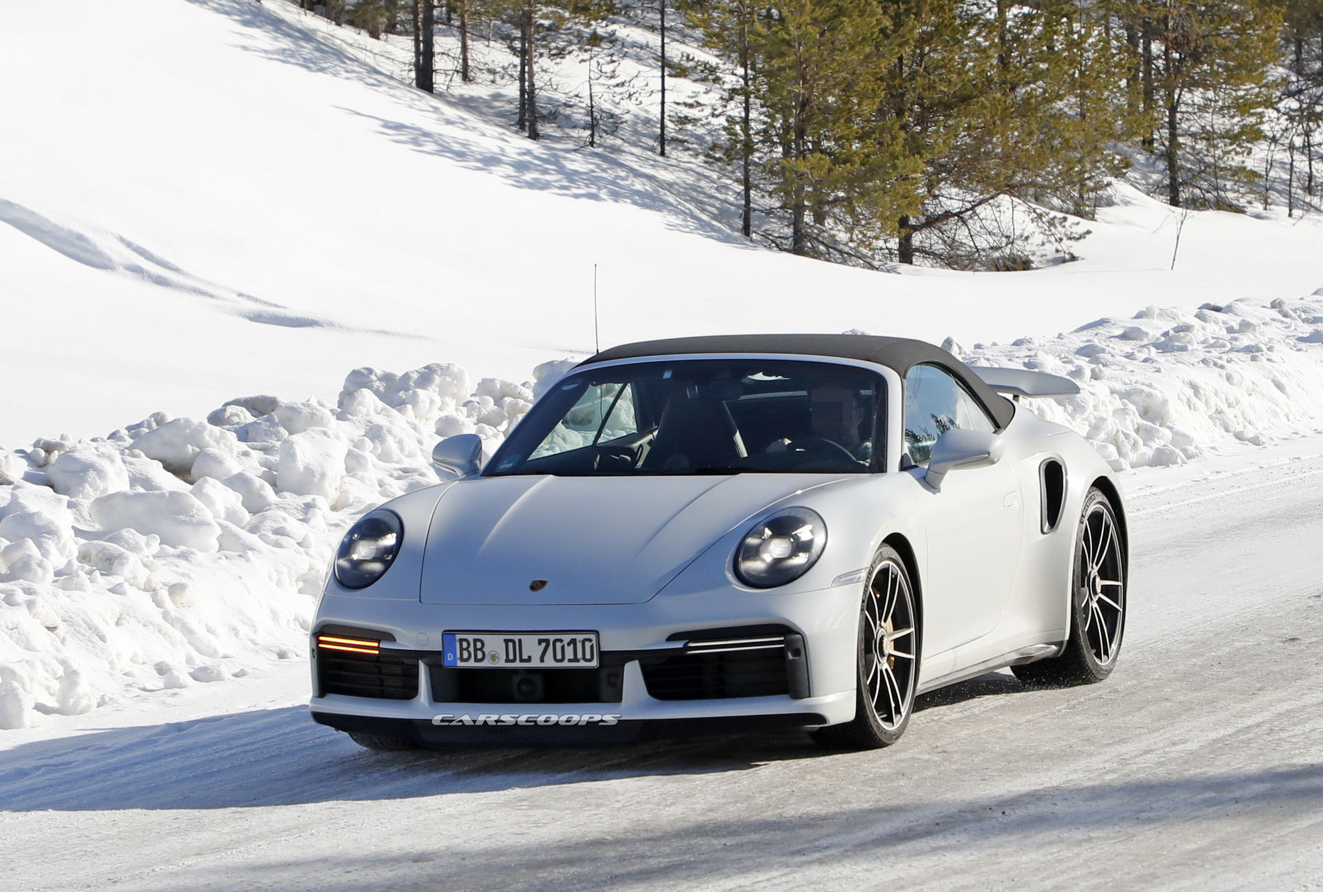 First Real Life Photos Of 2021 Porsche 911 Turbo S In Both Coupe And Convertible Bodystyles