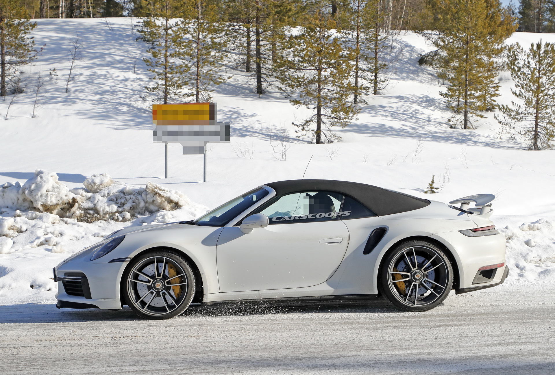 First Real Life Photos Of 2021 Porsche 911 Turbo S In Both Coupe And Convertible Bodystyles