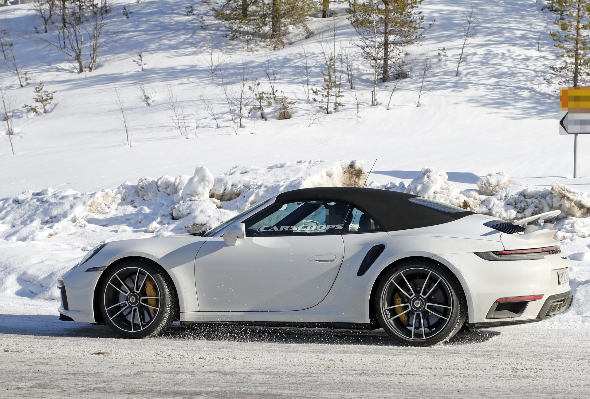 First Real Life Photos Of 2021 Porsche 911 Turbo S In Both Coupe And Convertible Bodystyles