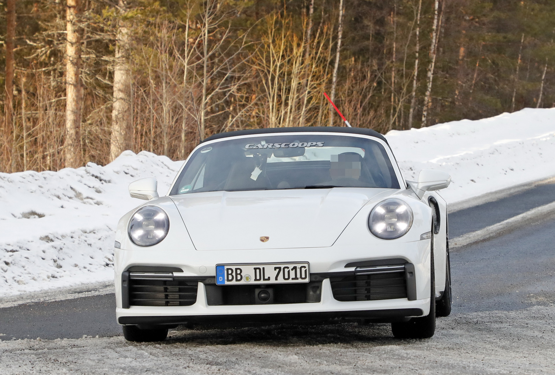 First Real Life Photos Of 2021 Porsche 911 Turbo S In Both Coupe And Convertible Bodystyles