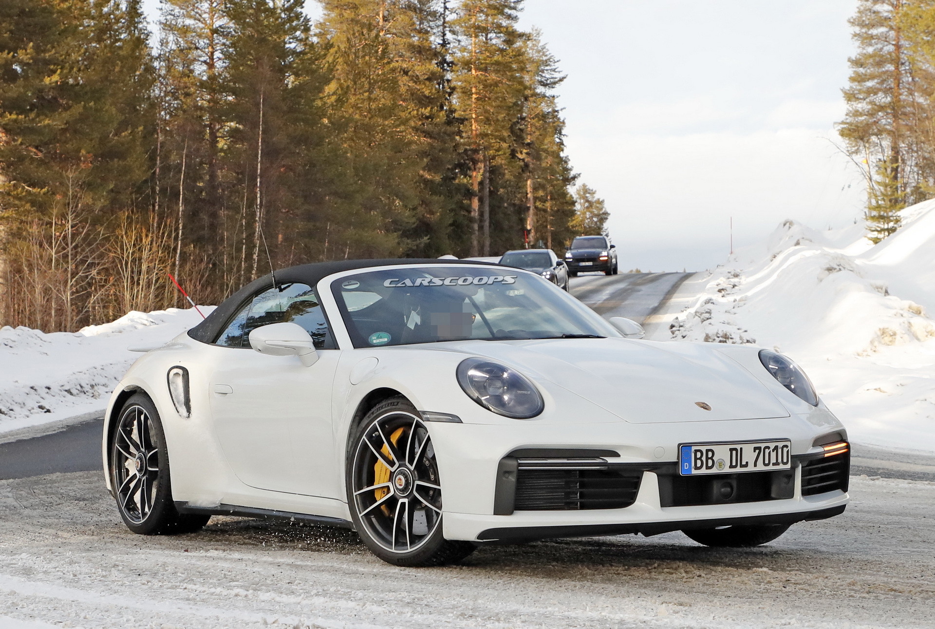 First Real Life Photos Of 2021 Porsche 911 Turbo S In Both Coupe And Convertible Bodystyles