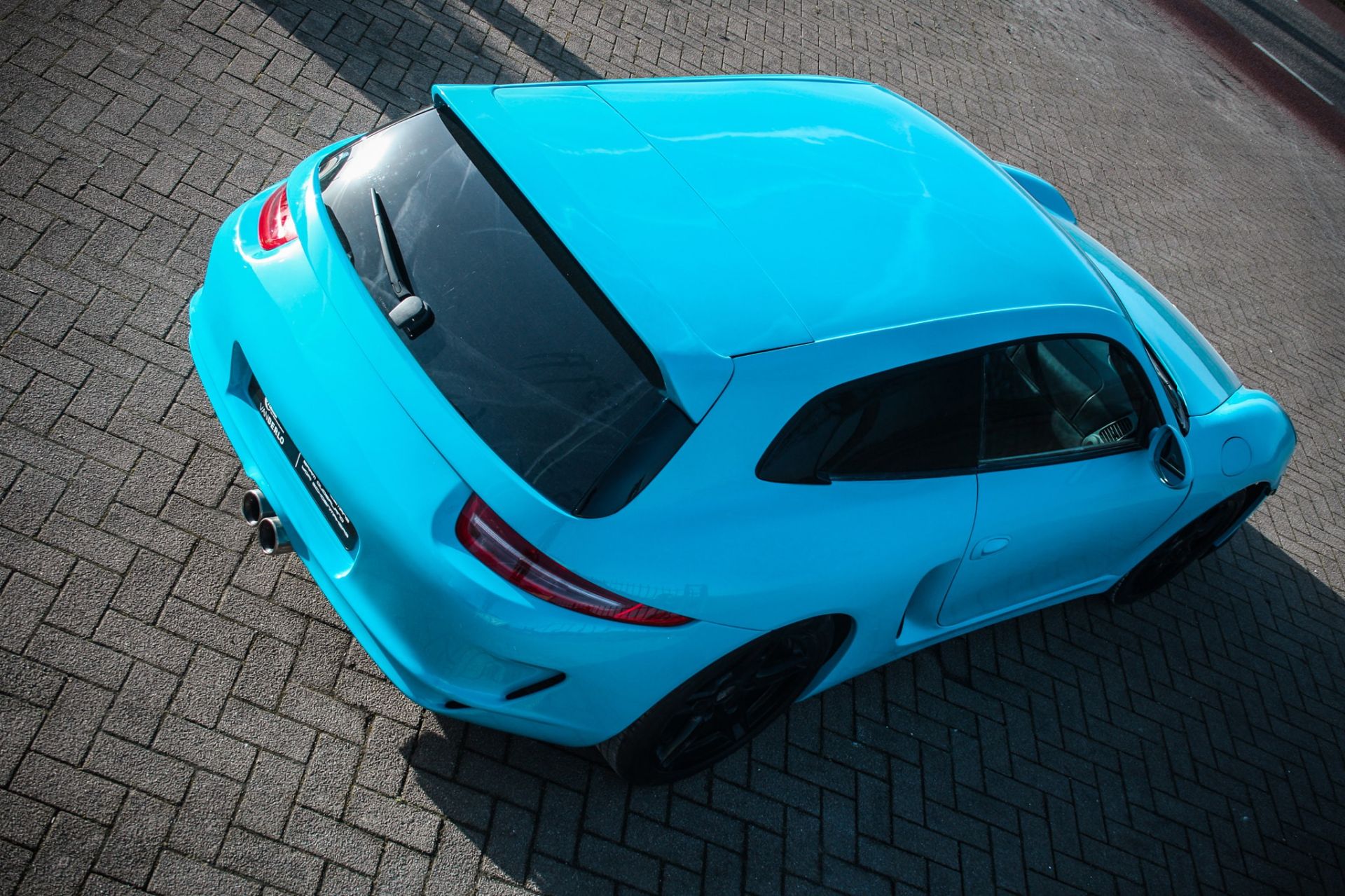 Coachbuilt Porsche Boxster Shooting Brake Almost Done, Rocks Miami Blue Paint