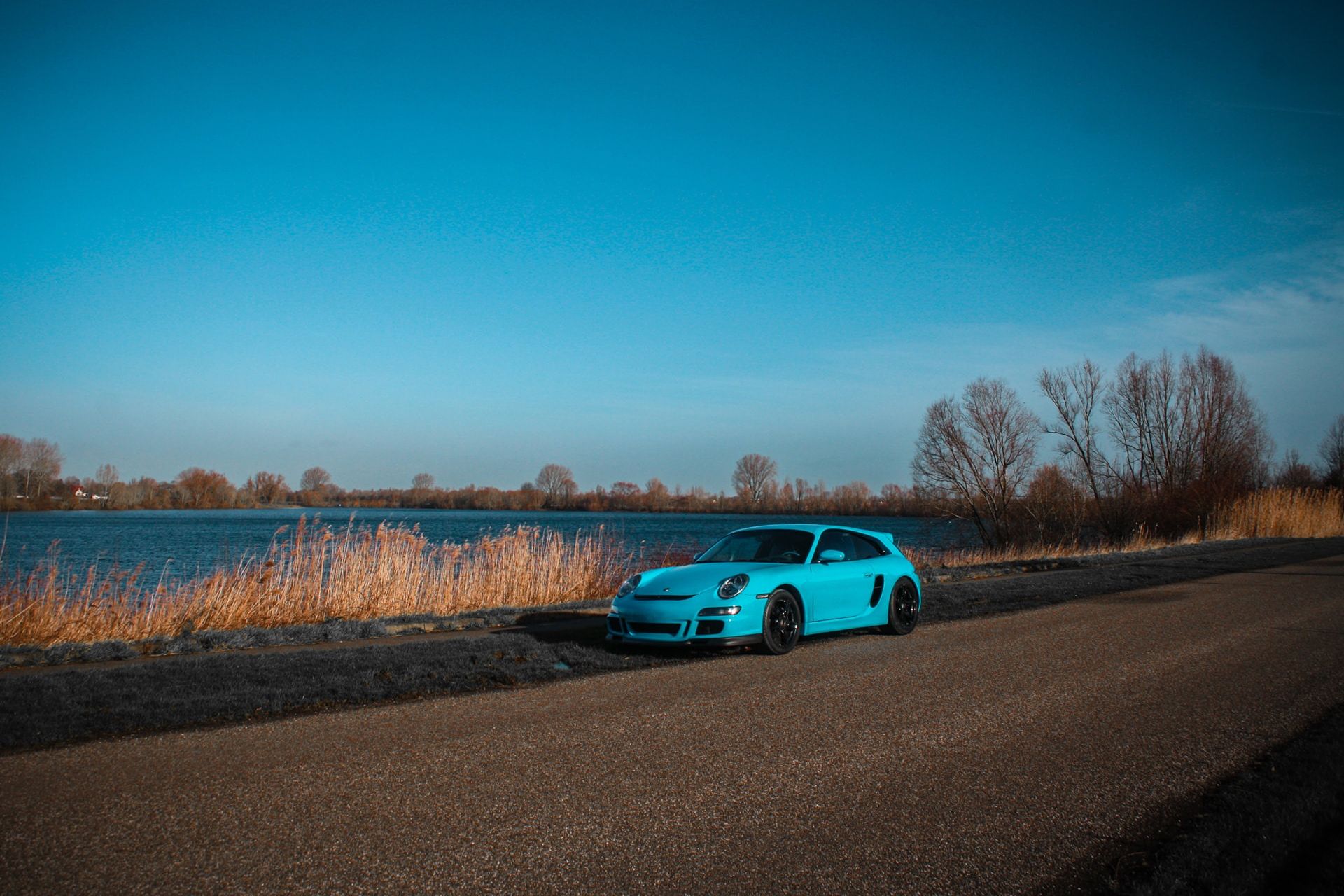 Coachbuilt Porsche Boxster Shooting Brake Almost Done, Rocks Miami Blue Paint