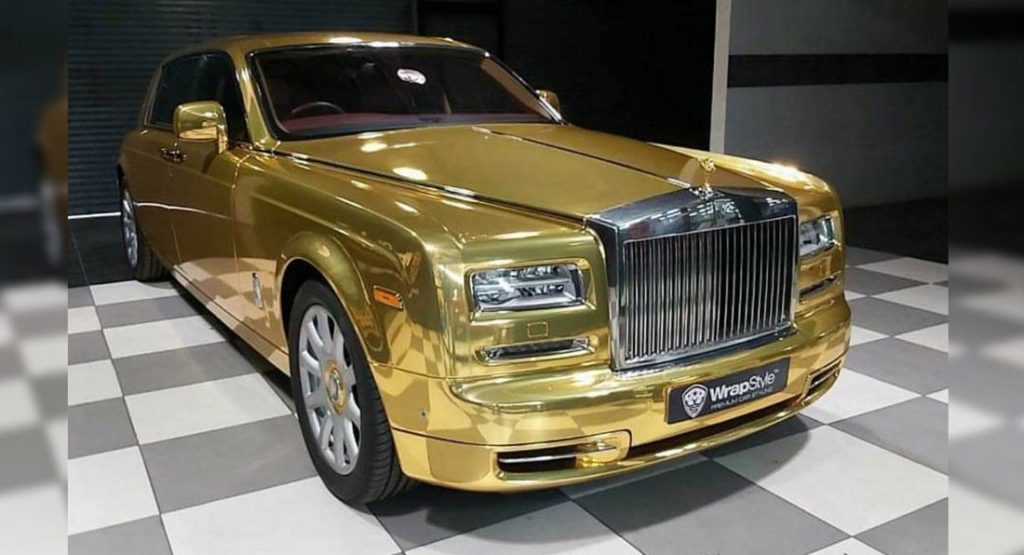  This Indian State Has a Gold Chrome Rolls-Royce Phantom Taxi