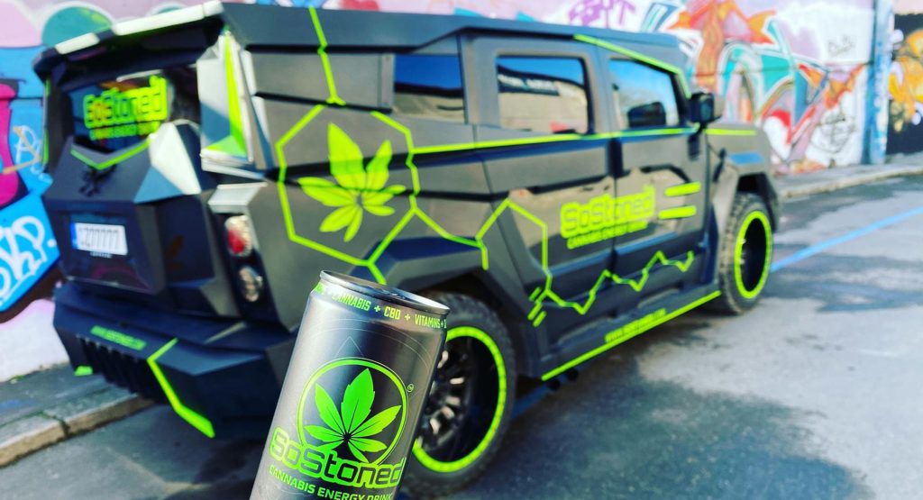  Dartz Is So Stoned It’s Promoting An Energy Drink On Its Rebodied Hummer H2