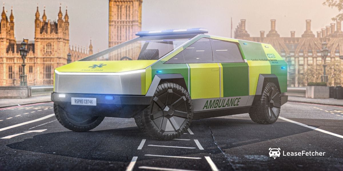 Tesla Cybertruck Rendered In Police, Ambulance, And Other Forms