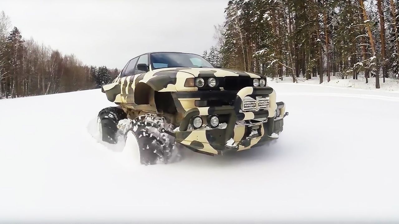 Overcompensating Much? World’s Toughest BMW 7 Series E32 Is Ready To Tame The Wilderness
