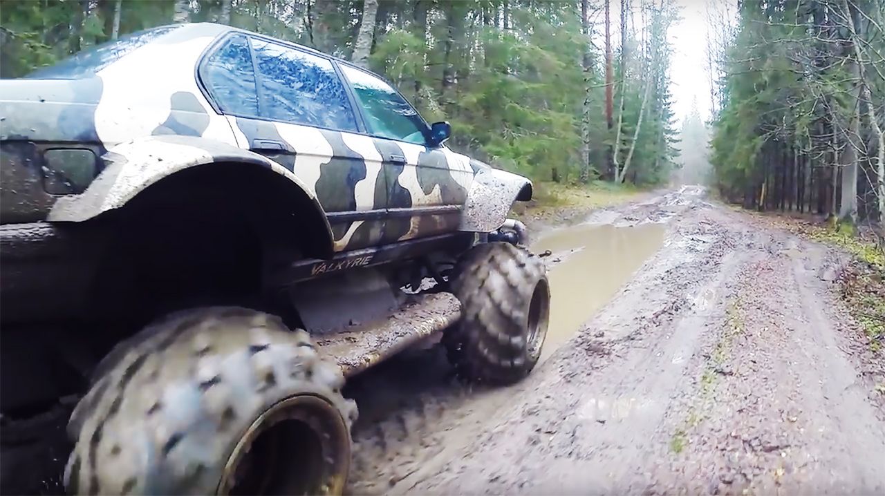 Overcompensating Much? World’s Toughest BMW 7 Series E32 Is Ready To Tame The Wilderness