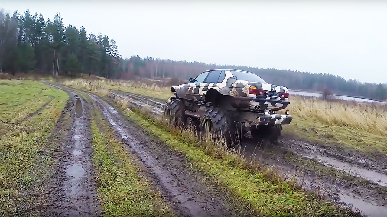 Overcompensating Much? World’s Toughest BMW 7 Series E32 Is Ready To Tame The Wilderness