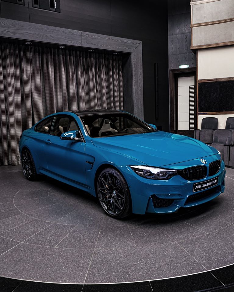 Check Out A Rare BMW M4 Edition M Heritage In Laguna Seca Blue