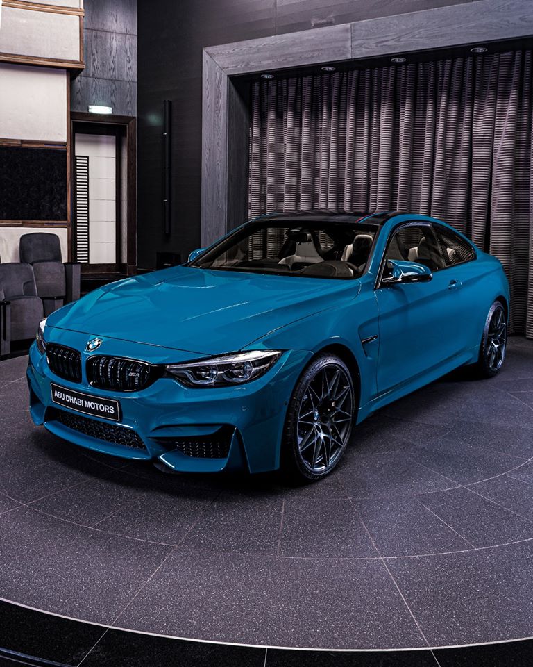 Check Out A Rare BMW M4 Edition M Heritage In Laguna Seca Blue