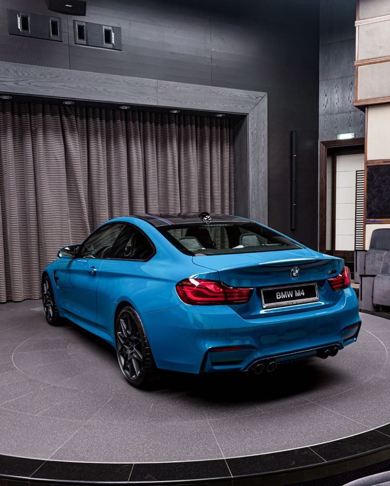 Check Out A Rare BMW M4 Edition M Heritage In Laguna Seca Blue