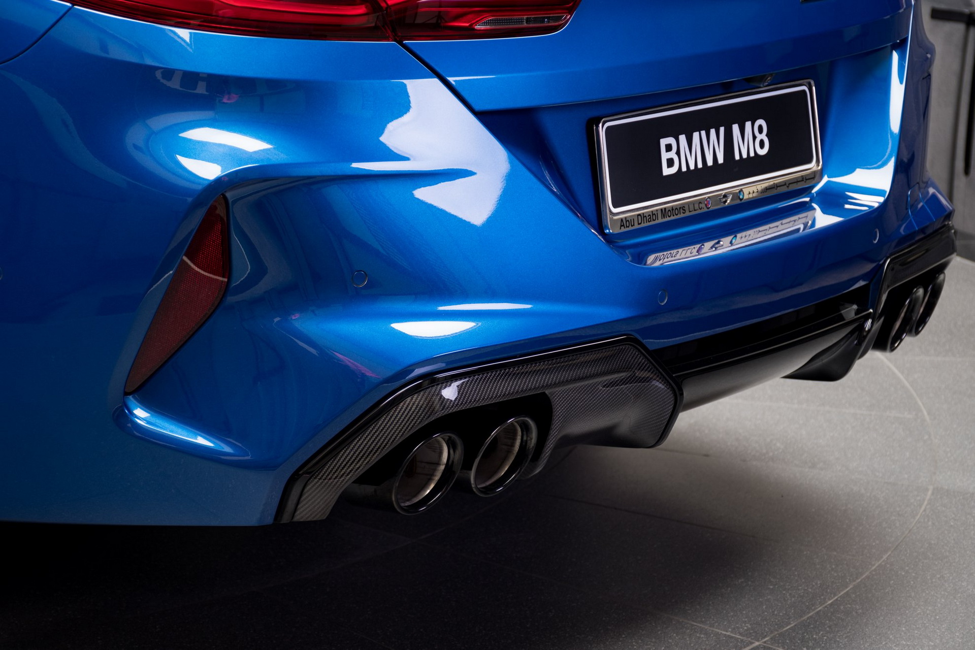 Sonic Speed Blue Looks Perfect On The BMW M8 Competition Gran Coupe