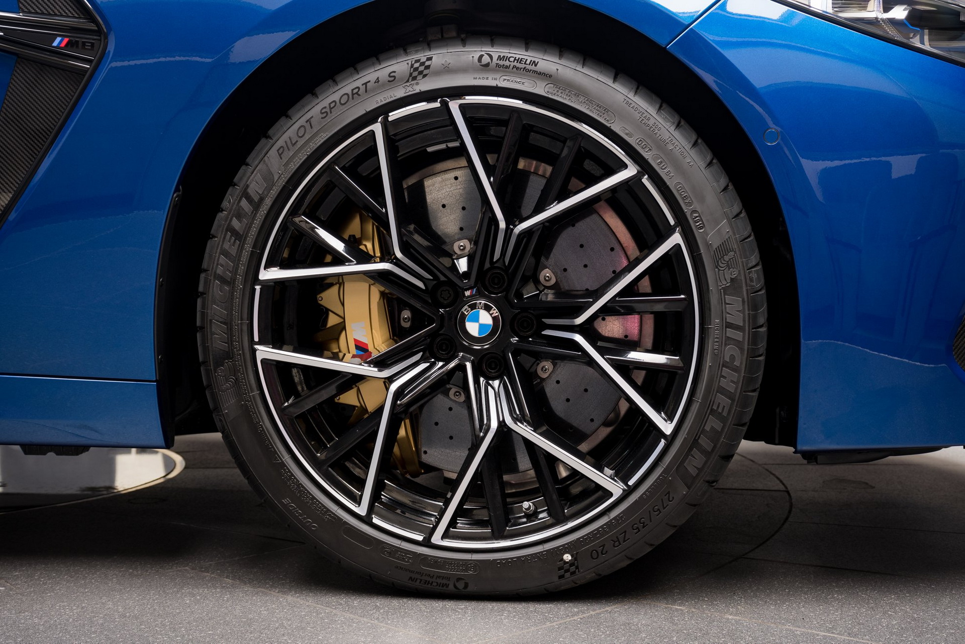 Sonic Speed Blue Looks Perfect On The BMW M8 Competition Gran Coupe