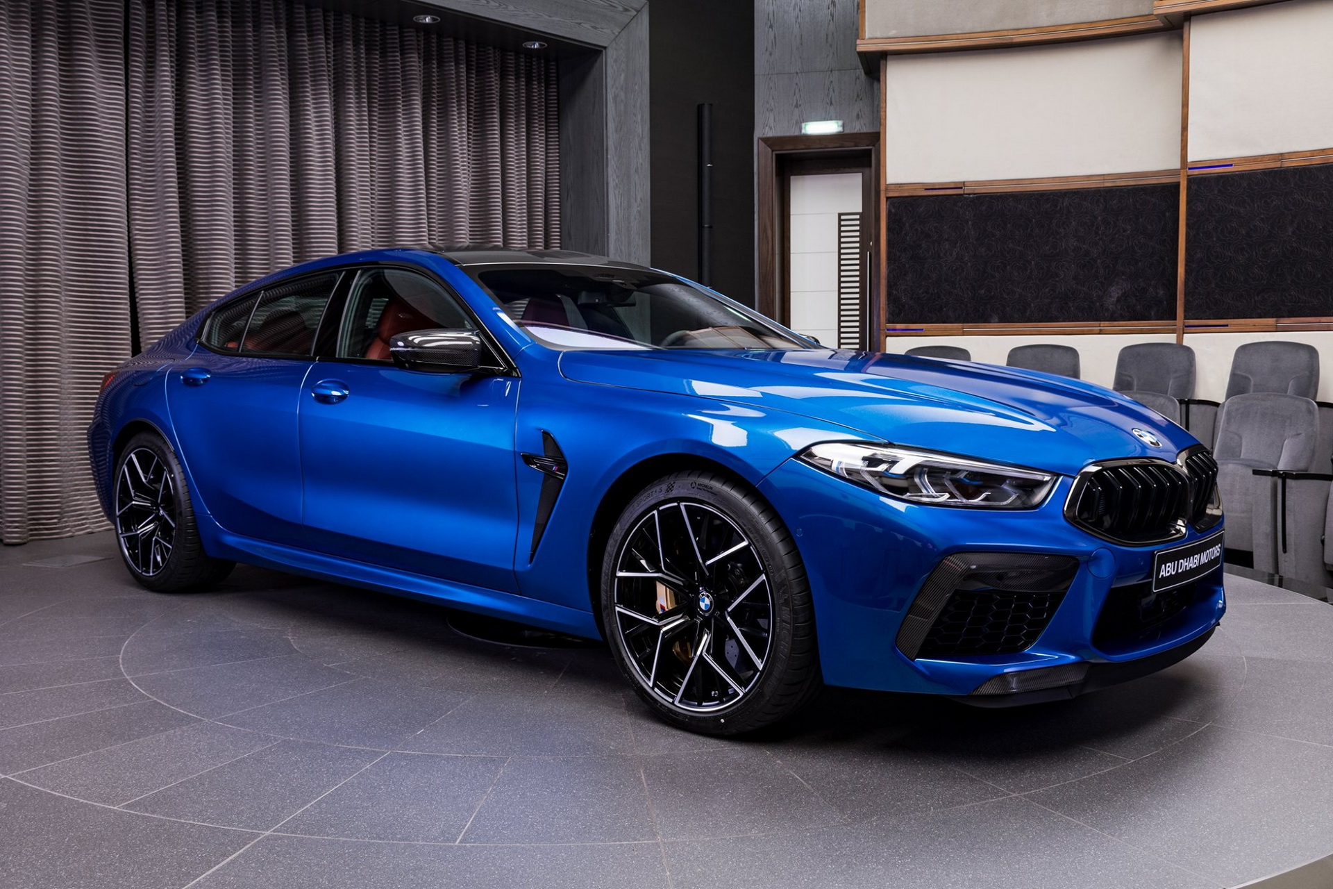 Sonic Speed Blue Looks Perfect On The BMW M8 Competition Gran Coupe