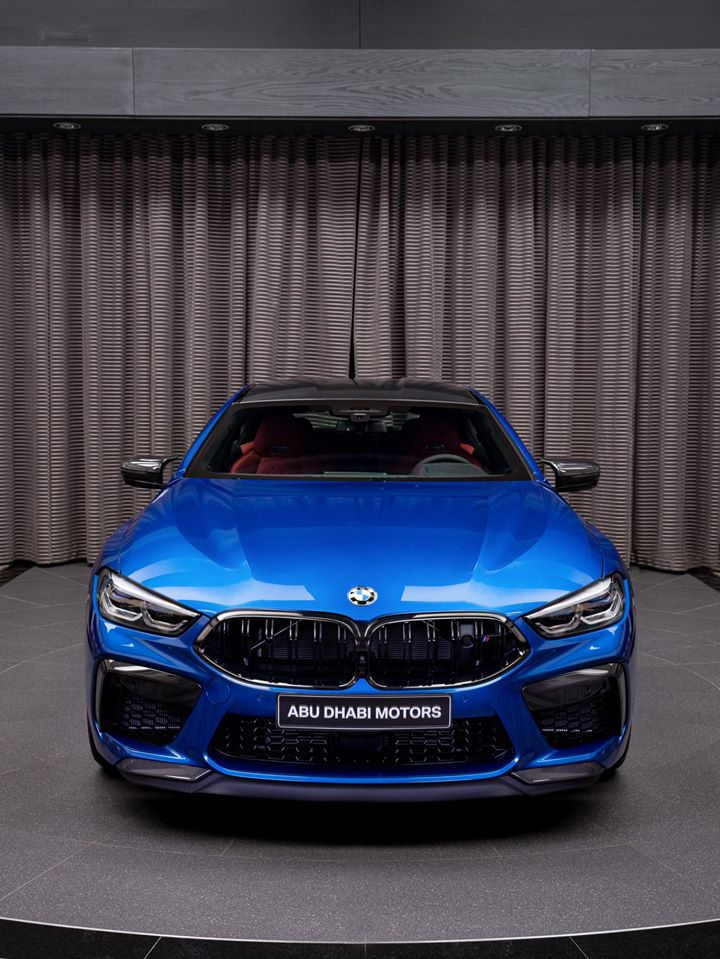 Sonic Speed Blue Looks Perfect On The BMW M8 Competition Gran Coupe