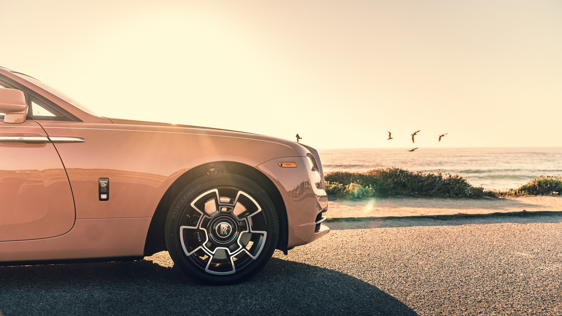 Here’s A Closer Look At The Rolls-Royce Dawn Black Badge In Bespoke Coral Solid
